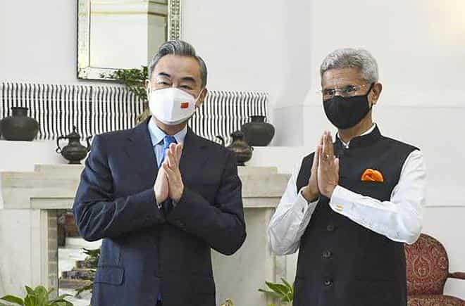 Chinese FM Wang Yi holds talks with External Affairs Minister Jaishankar