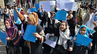 'Open the schools': Afghan girls protest in Kabul