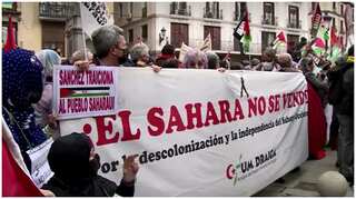Large protest in Madrid against Spain's position on Western Sahara