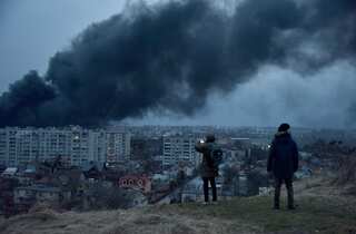 A foreign arms depot in Ukraine's Lviv region has been destroyed, says Russia
