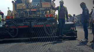 India's diamond city gets the country's first 'steel road'.Details here