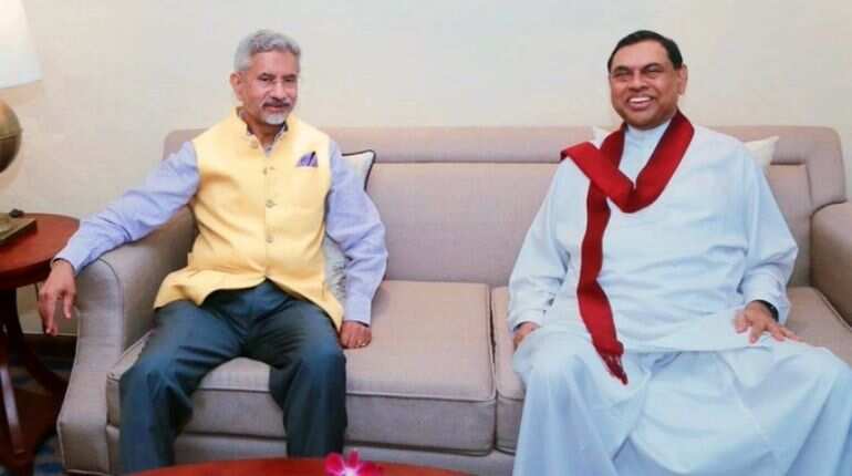 EAM S Jaishankar meets Sri Lankan Finance Minister; discusses economic situation EAM S Jaishankar meets Sri Lankan Finance Minister; discusses economic situation