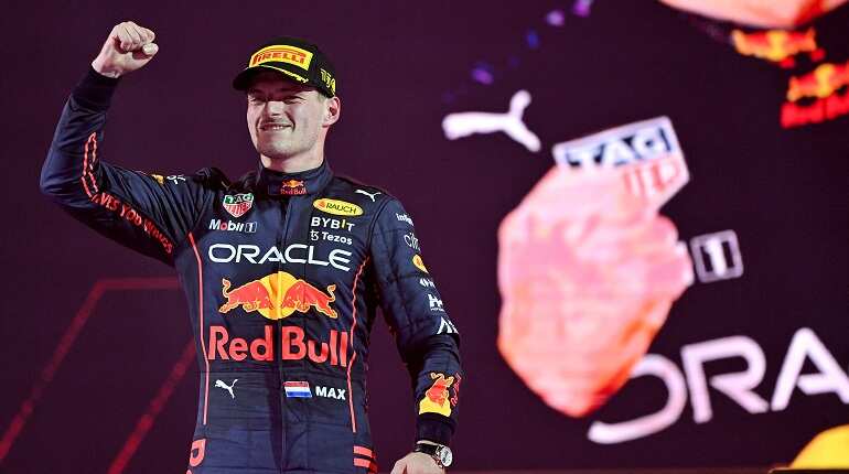 Formula One: Red Bull's Max Verstappen pips Ferrari rival Charles Leclerc to win Saudi Arabian Grand Prix