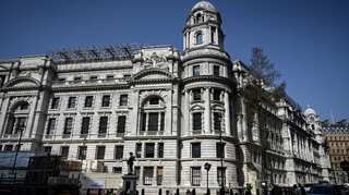 Amid war, a lavish hotel will open in Britain’s old war office