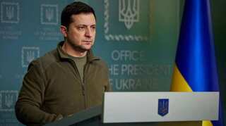 After Kremlin bans interview, Ukrainian President Volodymyr Zelensky says Russia is 'frightened'
