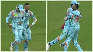 IPL 2022: Krunal, Hooda hug it out during Lucknow Super Giants' face-off vs Gujarat Titans - WATCH