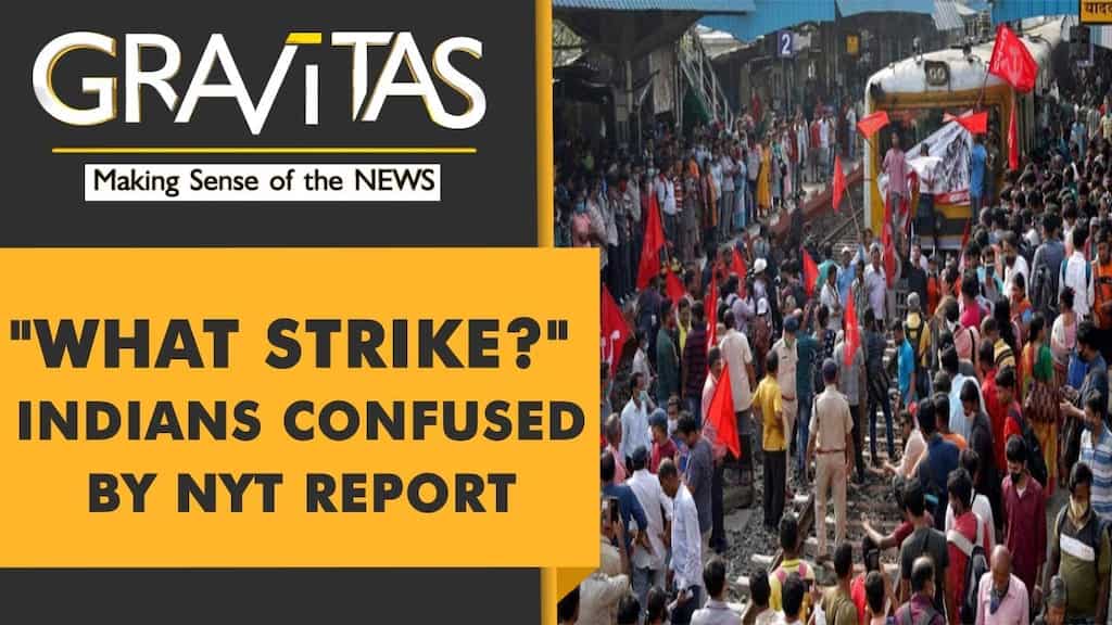 Gravitas: NYT misleads readers on Indian strike