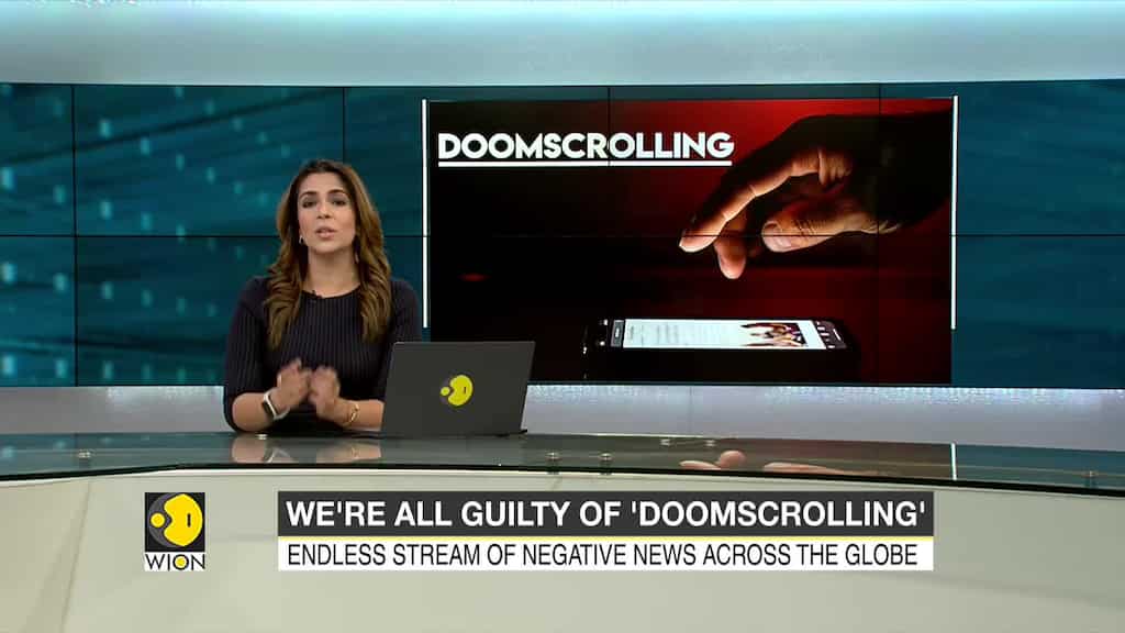 Doomscrolling - Endless scrolling leading to anxiety, impact on mental health