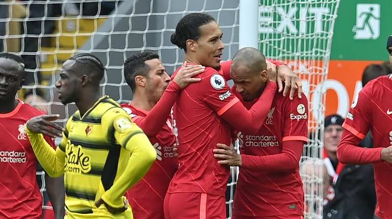 Premier League: Liverpool leapfrog Manchester City to top of the table with 2-0 win over Watford Premier League: Liverpool leapfrog Manchester City to top of the table with 2-0 win over Watford