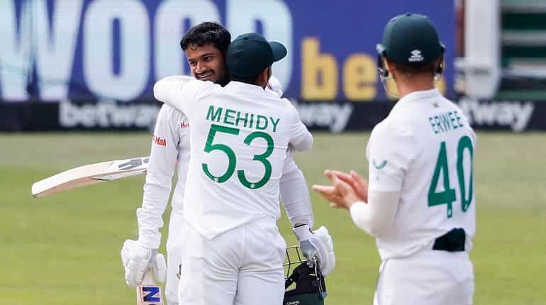 Mahmudul Hasan Joy's century propels Bangladesh to 298 as South Africa end Day 3 of 1st Test with 75-run lead Mahmudul Hasan Joy's century propels Bangladesh to 298 as South Africa end Day 3 of 1st Test with 75-run lead