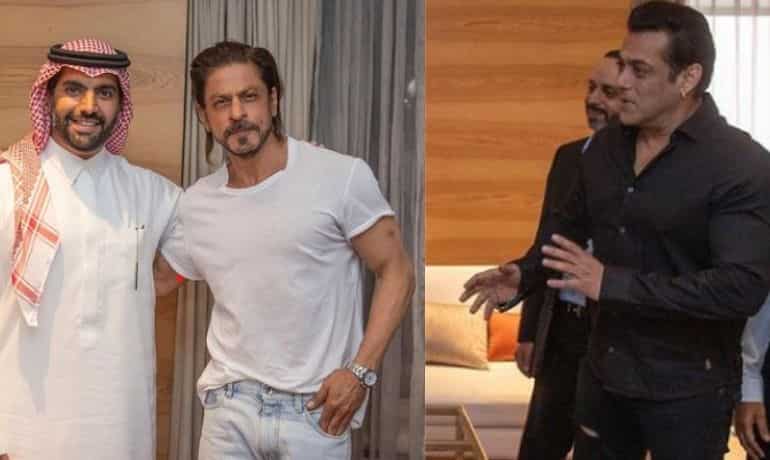 Bollywood stars Shah Rukh Khan, Salman & Akshay meet Saudi Arabia's minister in Mumbai: See pics Bollywood stars Shah Rukh Khan, Salman & Akshay meet Saudi Arabia's minister in Mumbai: See pics