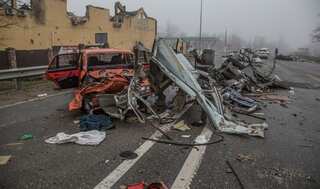 Global outrage follows allegations that Russia executed civilians