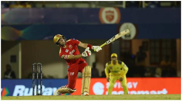 IPL 2022: PBKS star Liam Livingstone goes big, hits a mammoth 108m-six during CSK face-off - Watch IPL 2022: PBKS star Liam Livingstone goes big, hits a mammoth 108m-six during CSK face-off - Watch