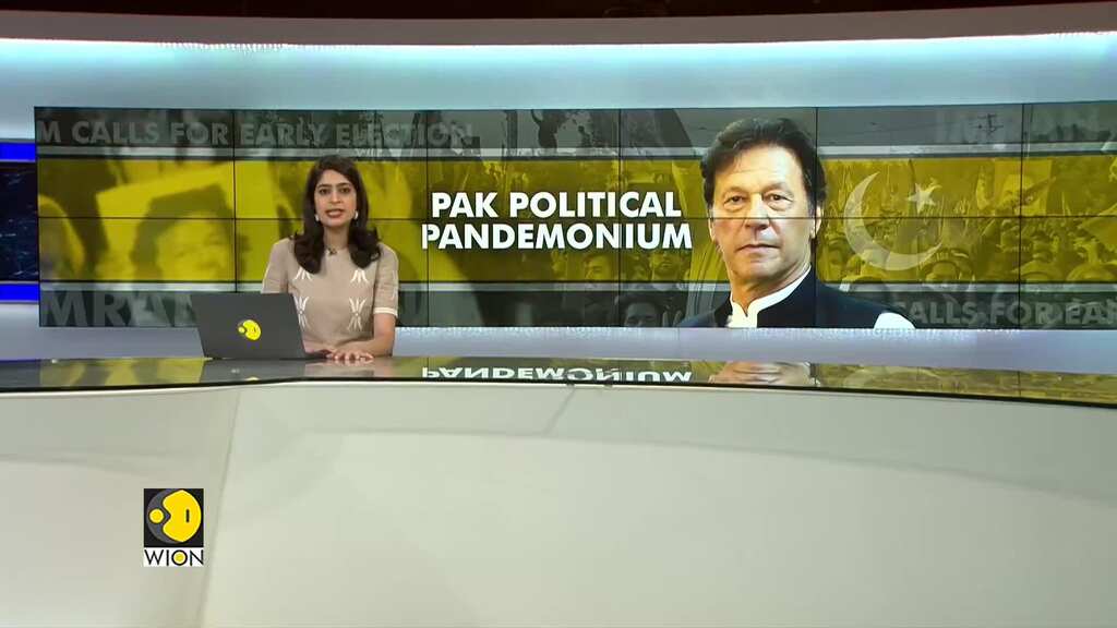 Protest in Pakistan after multiple state addresses by Imran Khan amid political crisis