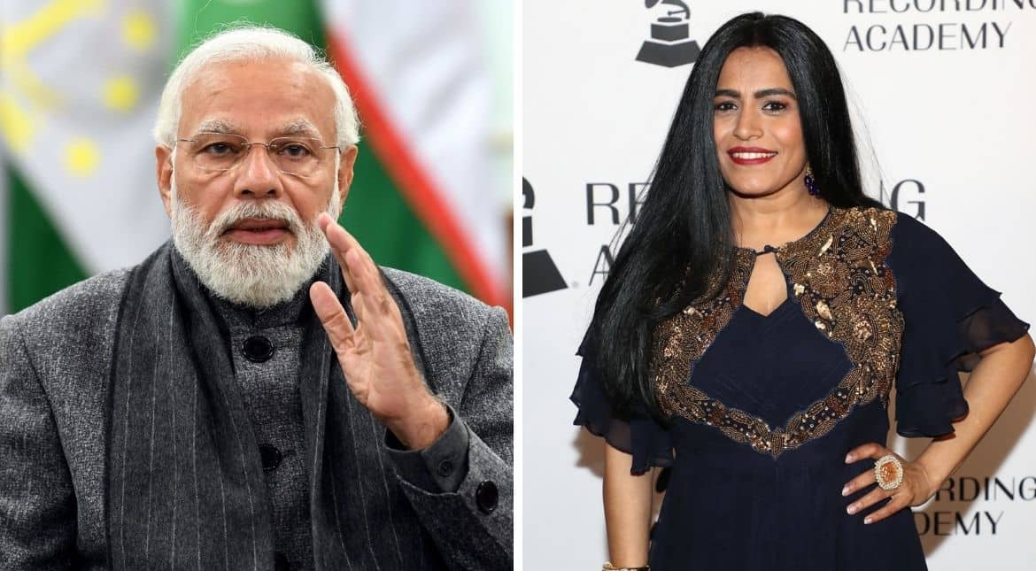 PM Modi congratulates Grammys 2022 winner Falguni Shah