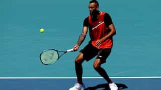 Nick Kyrgios defeats Mackenzie McDonald in opening round of U.S. Men's Clay Court Championship in Houston