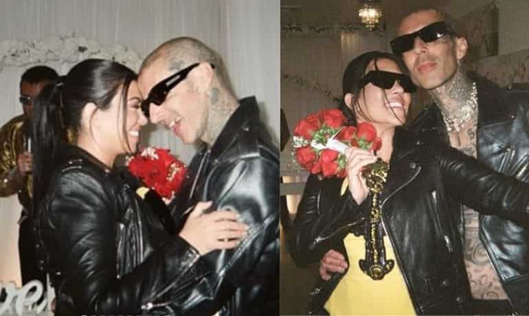 Kourtney Kardashian and Travis Barker share fun pictures from their LA wedding Kourtney Kardashian and Travis Barker share fun pictures from their LA wedding