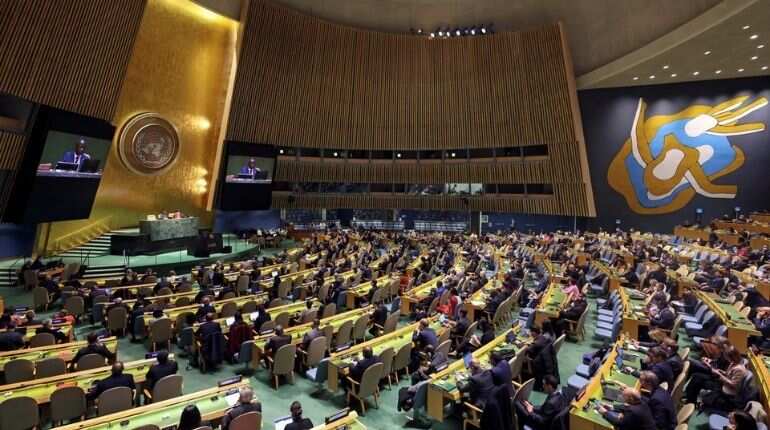 Russia 'quitting' human rights body after UNGA votes to suspend it Russia 'quitting' human rights body after UNGA votes to suspend it