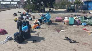 Russian rocket strike on Ukraine train station kills 52, injures many, say reports 