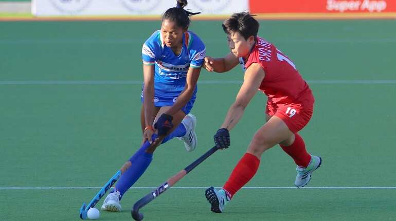 Women's Jr Hockey World Cup: India storms into semifinals with clinical 3-0 victory over South Korea Women's Jr Hockey World Cup: India storms into semifinals with clinical 3-0 victory over South Korea