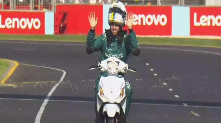 Formula One: Sebastian Vettel fined 5,000 euros for riding scooter around Australian Grand Prix circuit