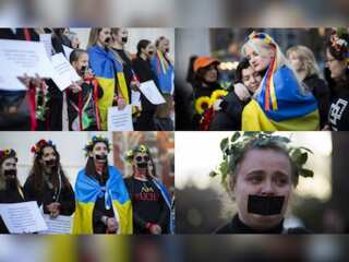 In pics: Thousands of protesters gather to call for help of Ukraine in US