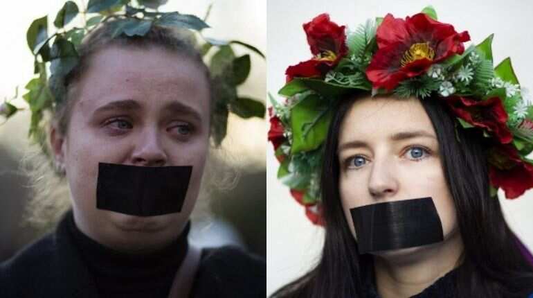 Standing in silence but for solidarity