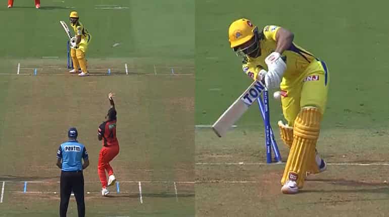 WATCH: T Natarajan bamboozles Ruturaj Gaikwad with a magical delivery in SRH's clash against CSK