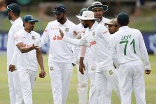 Taijul Islam takes six wickets but South Africa in control of second Test against Bangladesh