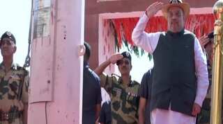 Union Home Minister Amit Shah inaugurates Indo-Pak border viewing point in Gujarat
