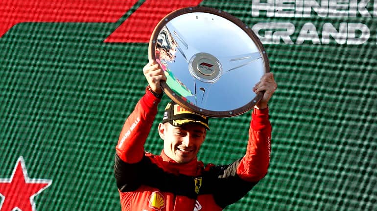 Formula 1: Charles Leclerc wins Australian Grand Prix for Ferrari as Red Bull's Max Verstappen retires again