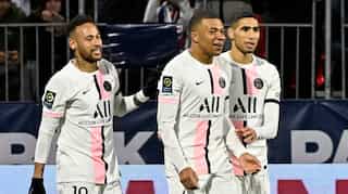 Ligue 1: Kylian Mbappe, Neymar bag hat-tricks as Paris St-Germain thrash Clermont 6-1
