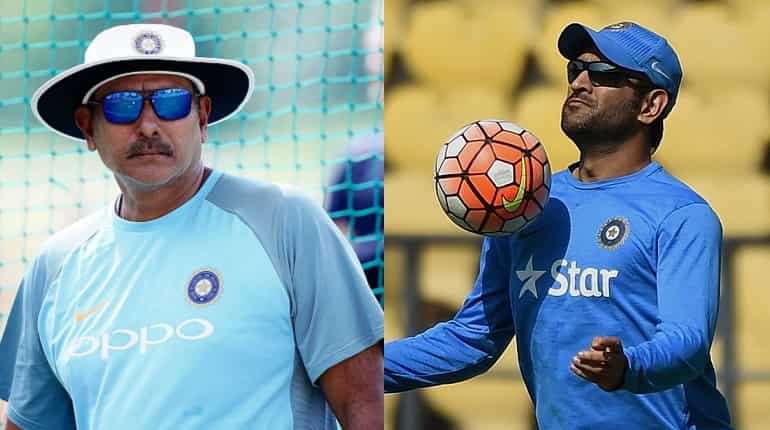 'I’ve never yelled like that': When Ravi Shastri scolded MS Dhoni for playing football before Asia Cup final 'I’ve never yelled like that': When Ravi Shastri scolded MS Dhoni for playing football before Asia Cup final