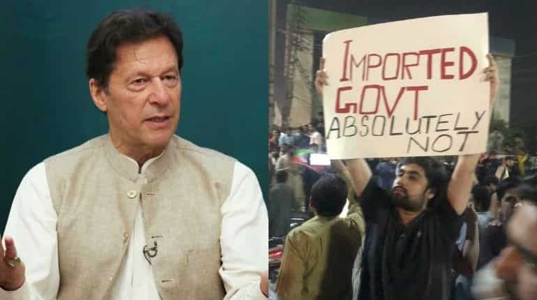 After protest rallies across Pakistan and abroad, Imran Khan describes himself as former prime minister After protest rallies across Pakistan and abroad, Imran Khan describes himself as former prime minister