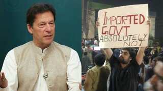 After protest rallies across Pakistan and abroad, Imran Khan describes himself as former prime minister