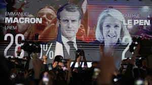 French Presidential Elections: Macron, Le Pen emerge as top two competitors in round one of voting