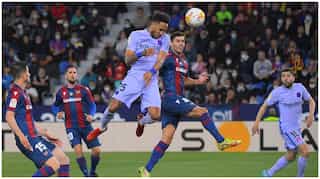 La Liga: Barcelona register emphatic victory despite conceding three penalties versus Levante