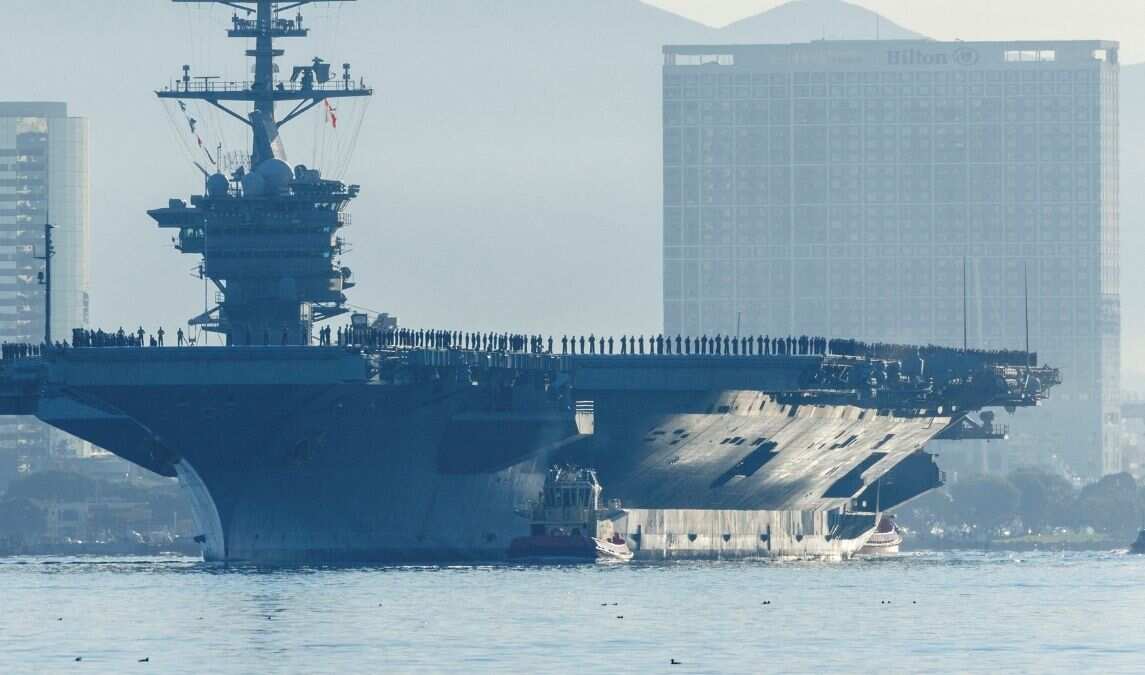 Amid tensions with North, US aircraft carrier deploys off Korean peninsula