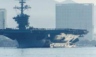 Amid tensions with North, US aircraft carrier deploys off Korean peninsula