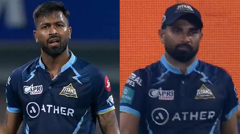 WATCH: Hardik Pandya loses cool at senior pacer Mohammed Shami during SRH clash, fans slam GT skipper