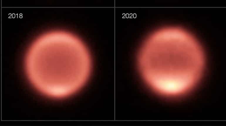 Solar system's most distant planet presents unexplained shift in temperature
