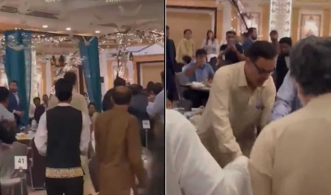 Watch: PTI dissident Noor Alam Khan, PPP leaders 'thrash elderly' Pakistani at hotel Watch: PTI dissident Noor Alam Khan, PPP leaders 'thrash elderly' Pakistani at hotel