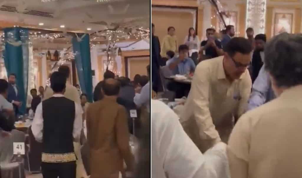Watch: PTI dissident Noor Alam Khan, PPP leaders 'thrash elderly' Pakistani at hotel