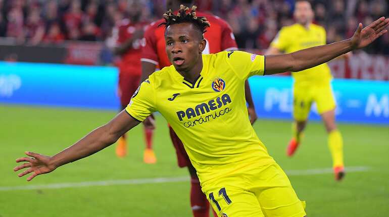 Samuel Chukwueze's late equaliser helps Villarreal shock Bayern Munich to reach Champions League semis
