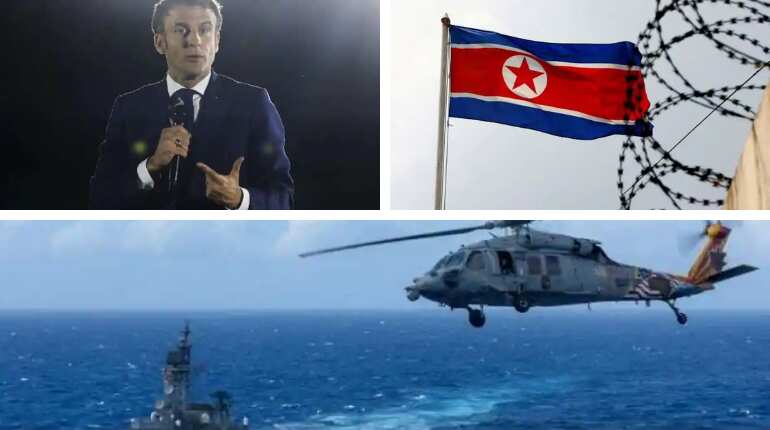 Top 10 world news: Macron on Russian 'genocide', tensions in Korea and more