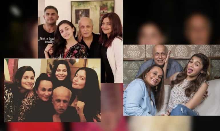 Alia Bhatt and her family