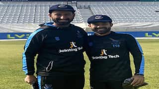 India's Cheteshwar Pujara and Pakistan's Mohammad Rizwan make Sussex debut together