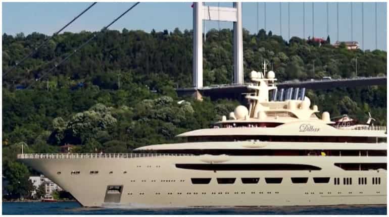 Germany officially seizes world's largest yacht owned by Russian oligarch