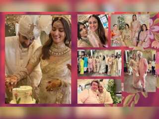 A toast to a new beginning! All the happy moments from Alia and Ranbir's wedding