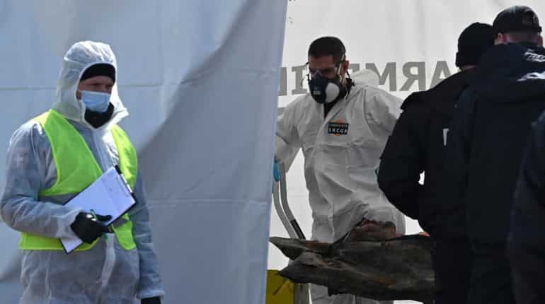 Ukraine crisis: Team of French forensic experts arrive in Kyiv to investigate Bucha killings Ukraine crisis: Team of French forensic experts arrive in Kyiv to investigate Bucha killings